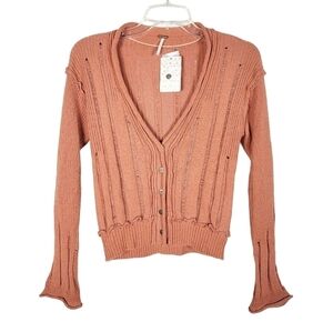 FREE PEOPLE Stevie cardigan sweater NWT